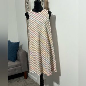 Lou & Grey sleeveless multicolored dress. Size XL, knee/length.